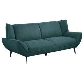 Coaster Fine Furniture 511161 Acton - Upholstered Flared Arm Sofa - Teal Blue