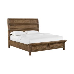 Intercon FG-BR-4965KB-WCT-C Forge - King Bed - Weathered Chestnut