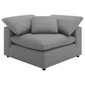 Coaster Fine Furniture 551755 Raleigh - Boucle Upholstered Corner Chair - Gray