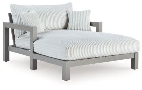Ashley Furniture PCP695-815 Hurley Park - Chaise Lounge With Cushion - Gray