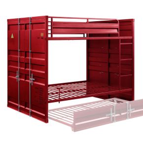 ACME 37915 ACME 37915 Cargo - Full Over Full Bunk Bed - Red