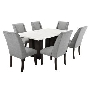 New Classic 40-1221-T Faust - Adjustable Table / Base & Top - White