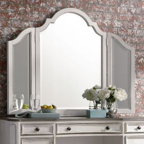Liberty Furniture 244-BR55 Magnolia Manor - Vanity Mirror - White