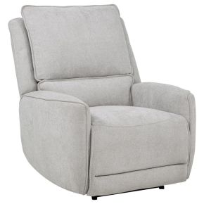 Coaster Fine Furniture 610523P Sylmar - Chenille Upholstered Power Recliner - Dove Gray