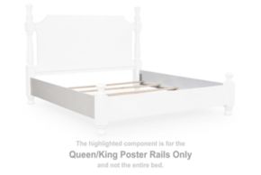 Signature Design by Ashley® PCB823-97 Rowlenstown - Queen/King Poster Rails - Antique White