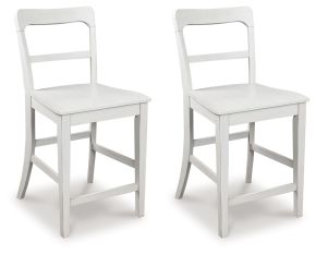 Signature Design by Ashley® PCD824-224 Greddinton - Barstool (Set of 2) - White
