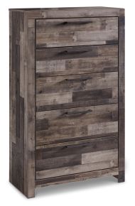 Benchcraft® B200-46 Derekson - Five Drawer Chest - Multi Gray
