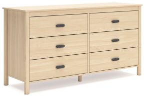 Signature Design by Ashley® EB2444-231 Cabinella - Six Drawer Dresser - Tan