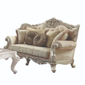 ACME 50661 Bently - Loveseat - Fabric & Champagne