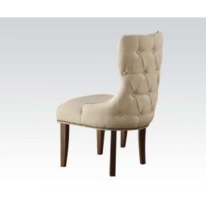 ACME 66082 Inverness - Chair - Fabric & Salvage Oak