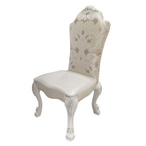 ACME DN02242 Dresden - Side Chair (Set of 2) - Fabric & Bone White
