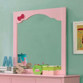 Furniture of America CM7159PK-M-VN Dani - Mirror - Pink