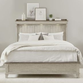 Liberty Furniture 457-BR-CKM Ivy Hollow - California King Mantle Bed - White