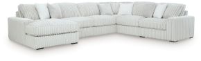 Signature Design by Ashley® 25903S21 Stupendous - 6-Piece Sectional With LAF Corner Chaise - Alloy