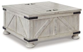 Ashley Furniture T929-20 Carynhurst - Cocktail Table with Storage - Whitewash