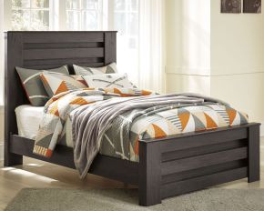 Signature Design by Ashley® B249/87/84/86 Brinxton - Full Panel Bed - Charcoal