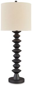 Signature Design by Ashley® L235783 Luanndon - Poly Buffet Lamp - Black