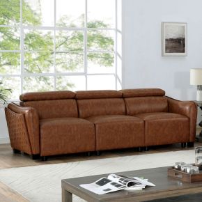 Furniture of America FOA6484BR-SF-PK Holmestrand - Sofa - Brown
