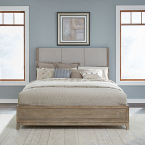 Liberty Furniture 789-BR-CKUB Brentwood - California King Upholstered Bed - Sandstone