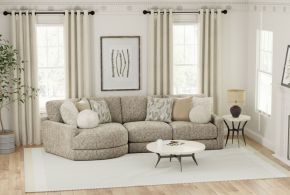 Jackson 3145/73/92-28 Turner - 2 Piece Sofa Cuddler With Left Side Facing Cuddler - Mushroom