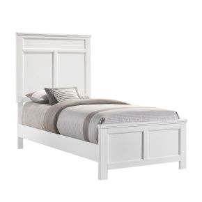 New Classic B677W-515 Andover - 3/3 Twin Headboard, Footboard & Slats - White