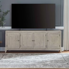 Liberty Furniture 694-TV82 New Haven - 82'' TV Console - Sanctuary White