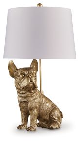 Signature Design by Ashley® L317054 Wadeland - Poly Table Lamp - Gold Finish
