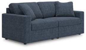 Ashley Furniture 92101S1 Modmax - 2-Piece Sectional Loveseat - Fabric - Ink