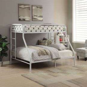 ACME 02052WH Tritan - Twin Long/Queen Bunk Bed - White