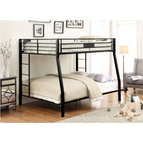 ACME 38005 ACME 38005 Limbra - Full Long/Queen Bunk Bed - Sandy Black