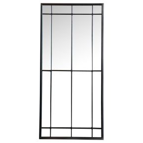 CoasterEveryday 962913 Annetta - Window Pane Floor Or Wall Mirror - Black