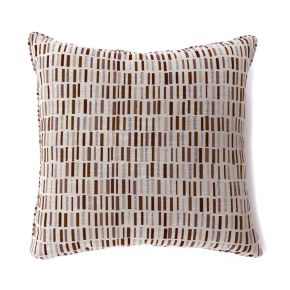 Furniture of America PL6004BR-S-2PK Pianno - Pillow 18" (Set of 2) - Brown Fabric
