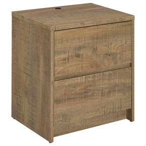 Coaster Fine Furniture 315902 Westpark - 2-Drawer Nightstand LED Lights And USB - Mango