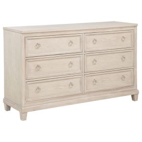 Coaster Fine Furniture 215923 Pembroke - 6-Drawer Bedroom Dresser Cabinet - Washed Oak