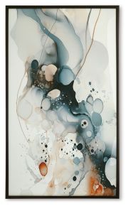 Signature Design by Ashley® A8000432 Foxenburg - Wall Art - Blue / Amber / White