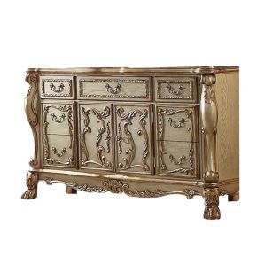 ACME 23165 ACME 23165 Dresden - Dresser - Gold Patina & Bone