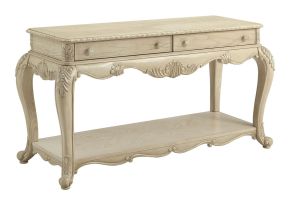 ACME 86023 Ragenardus - Accent Table - Antique White
