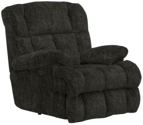 Catnapper 626307-1760/48 Cirrus - Power Lay Flat Chaise Recliner - Charcoal