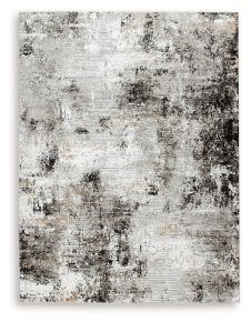 Signature Design by Ashley® R406781 Langwell - Black / Gray / White - Large Rug