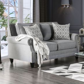 Furniture of America SM2673-LV Giovanni - Loveseat - Gray