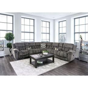 Furniture of America CM6585GY-SECT Irene - Sectional - Gray