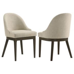 Coaster Fine Furniture 193672 Reseda - Upholstered Dining Side Chair (Set of 2) - Beige