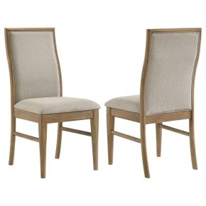 Coaster Fine Furniture 193612 Adina - Upholstered Dining Side Chair (Set of 2) - Barley