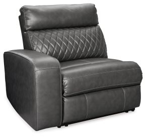 Signature Design by Ashley® 5520358 Samperstone - LAF Zero Wall Power Recliner - Gray