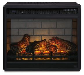 Signature Design by Ashley® W100-101 Entertainment Accessories - Fireplace Insert Infrared - Black