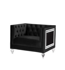 ACME LV01405 Heibero - Chair - Black Velvet