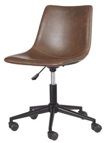 Ashley Furniture H200-01 Office - Brown - Home Office Swivel Desk Chair