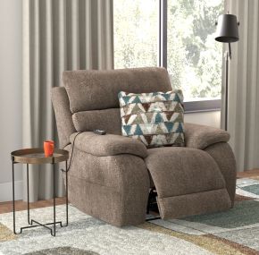 Catnapper 7628207-1963/19-2940/49 Joya - Power Lay Zero Gravity Recliner With Power Adjustable Headrest And CR3 Heat/Massage/Lumbar/ZG - Mushroom