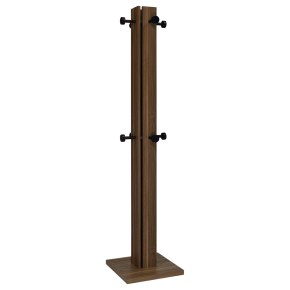 Coaster Fine Furniture 983281 Rikkie - Coat Rack And Mirror - Walnut