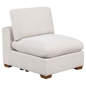 Coaster Fine Furniture 551461 Lakeview - Upholstered Armless Chair - Ivory